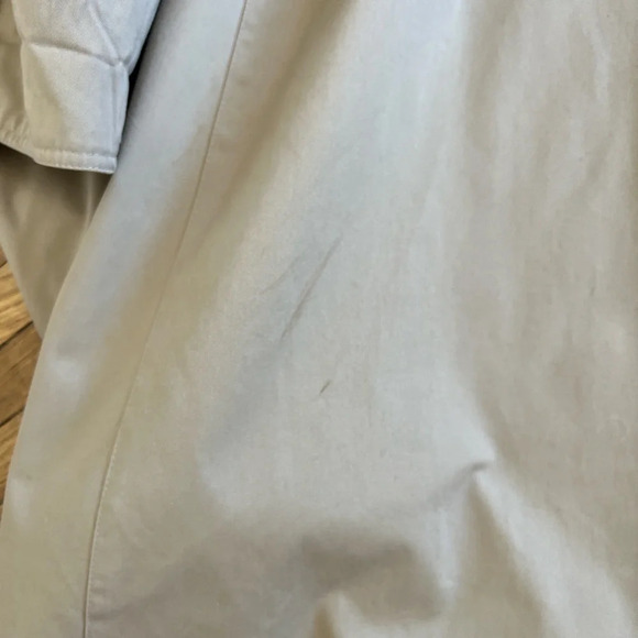 Vintage Beige Hooded Trench Coat | Medium - Picture 8 of 8